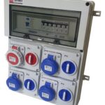 Quadro Elettrico Serie OfficeBox DBO- Quadri per Officine con n.4 prese Interbloccate
